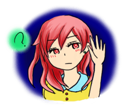 Daily life of girl sticker #3211417