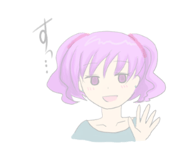 Daily life of girl sticker #3211420