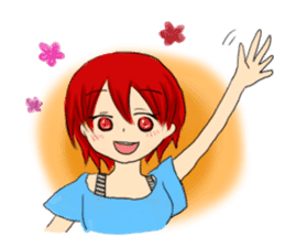 Daily life of girl sticker #3211421