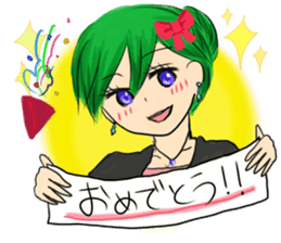 Daily life of girl sticker #3211422