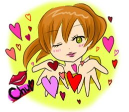 Daily life of girl sticker #3211425