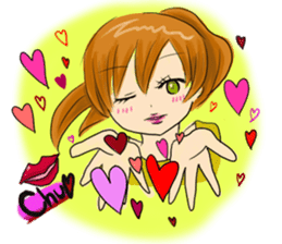 Daily life of girl sticker #3211425