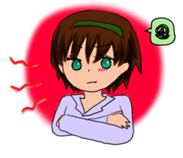 Daily life of girl sticker #3211426