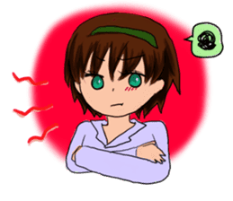 Daily life of girl sticker #3211426