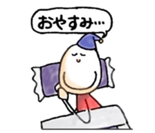 three hair girl sticker #3212070