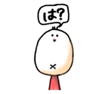 three hair girl sticker #3212099