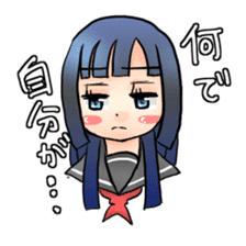 Lethargy girl sticker #3212192