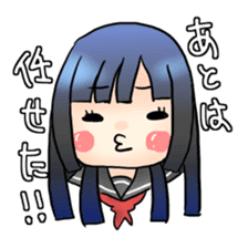 Lethargy girl sticker #3212202