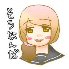 Lethargy girl sticker #3212207