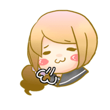 Lethargy girl sticker #3212215