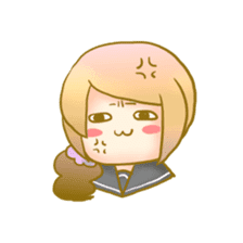 Lethargy girl sticker #3212218