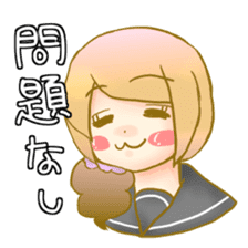 Lethargy girl sticker #3212219