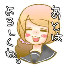 Lethargy girl sticker #3212222