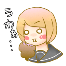 Lethargy girl sticker #3212223