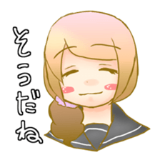 Lethargy girl sticker #3212224