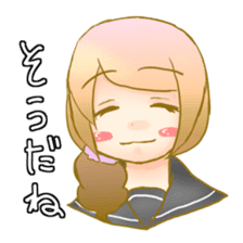 Lethargy girl sticker #3212224