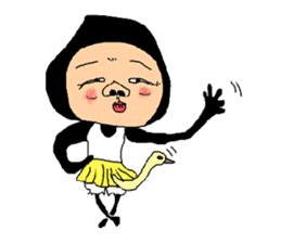 Black tights guy sticker #3212394