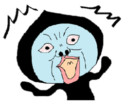 Black tights guy sticker #3212401