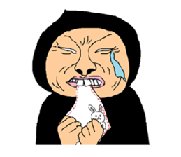 Black tights guy sticker #3212410