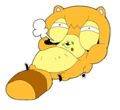 Maru of raccoon sticker #3212787
