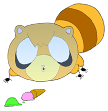 Maru of raccoon sticker #3212794