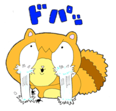 Maru of raccoon sticker #3212797