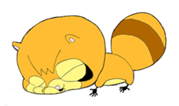 Maru of raccoon sticker #3212799