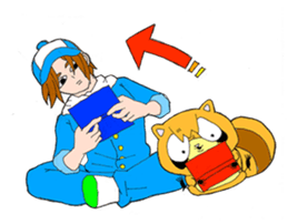 Maru of raccoon sticker #3212808