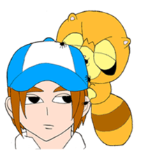 Maru of raccoon sticker #3212809