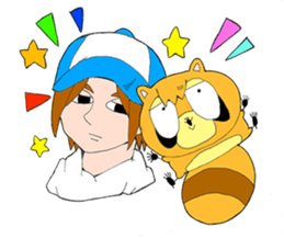 Maru of raccoon sticker #3212813