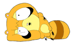 Maru of raccoon sticker #3212816