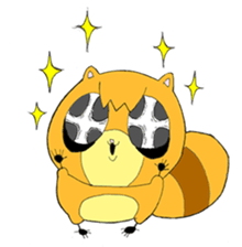Maru of raccoon sticker #3212817