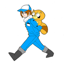 Maru of raccoon sticker #3212818