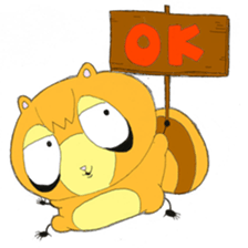 Maru of raccoon sticker #3212825