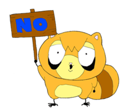 Maru of raccoon sticker #3212826