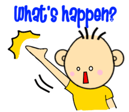 Curious KO-English sticker #3214155