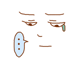 Face only! Facen sticker #3214629