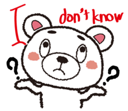 KUMANOMAKU(English version) sticker #3215188