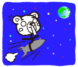 KUMANOMAKU(English version) sticker #3215190