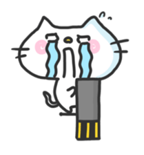 Busy cat sticker #3215301