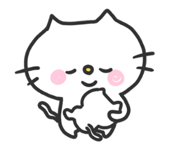 Busy cat sticker #3215305