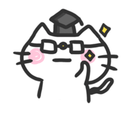 Busy cat sticker #3215309