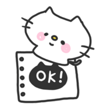Busy cat sticker #3215314