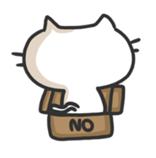 Busy cat sticker #3215315