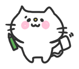 Busy cat sticker #3215320