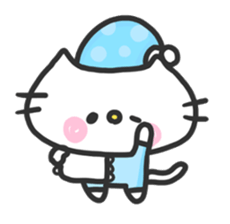 Busy cat sticker #3215321