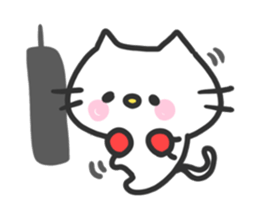 Busy cat sticker #3215324