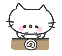 Busy cat sticker #3215335