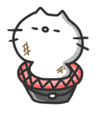 Busy cat sticker #3215337