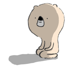 Higuman of brown bear sticker #3215757
